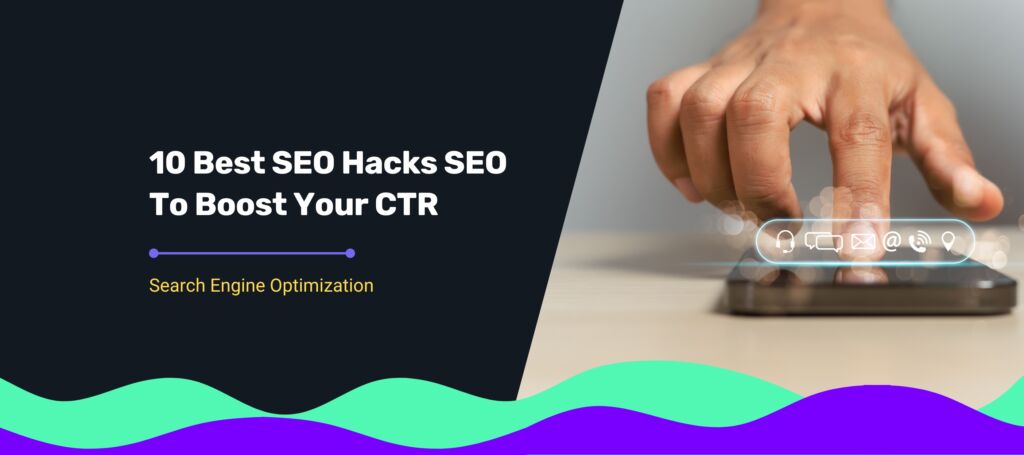 A man tapping on a phone screen