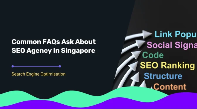Visual concept featuring SEO ranking factors like content, structure, and social signals, symbolising strategies used by an SEO agency in Singapore.