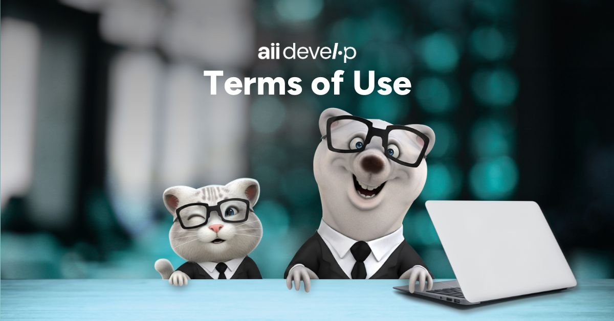 Terms of Use | Aii Develop Digital Solutions